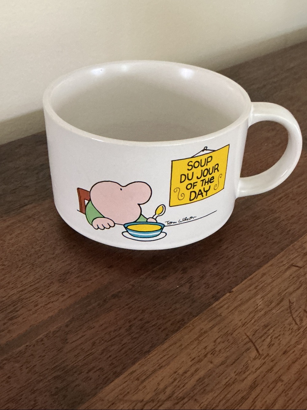 Vintage Ziggy Cartoon Soup Mug — Soup Du Jour of the Day